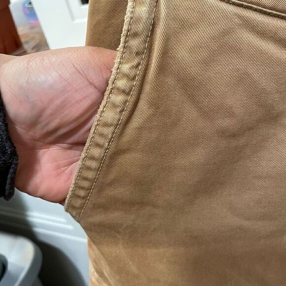 VINTAGE Abercrombie & Fitch Shorts Mens 32 Brown Tobacco Cargo Fatigues Y2K - Picture 12 of 15